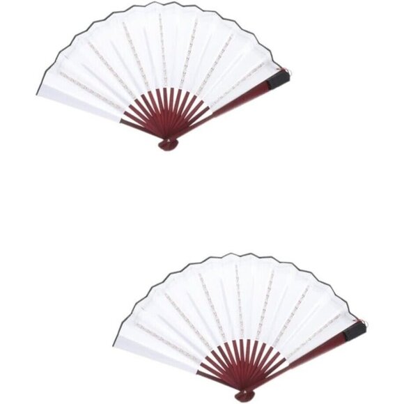 Red LED Light-Up Foldable Hand Fan – Glowing Rave, Festival & Party Accessory - Picture 2 of 12